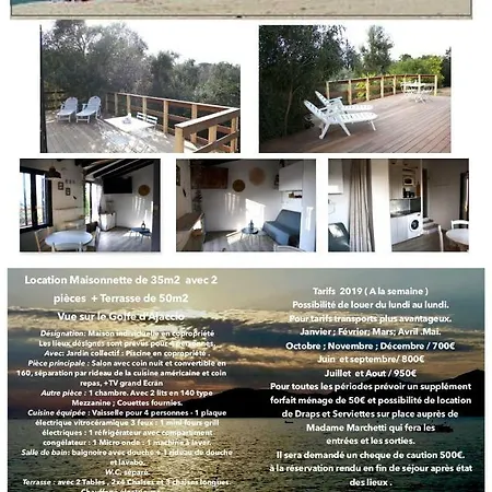 Petite Maison De Vacances A Porticcio Дом отдыха *